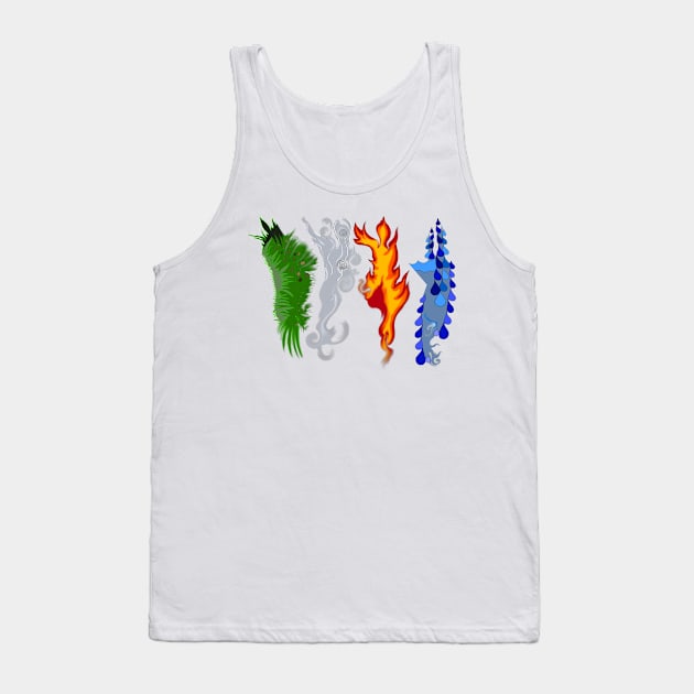 The 4 Elements Part 2 Tank Top by Orchid's Art